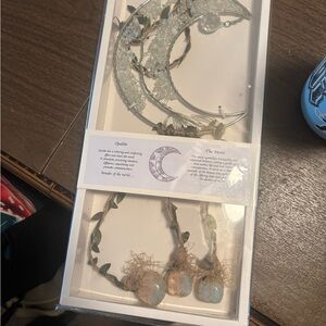 Opalite Crescent Moon